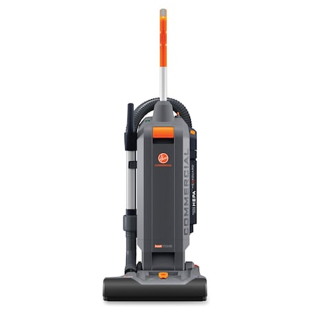 Hoover Upright Vacuum, 15 Plus, Sealed Allergen, 69dB, 4.5 qt., GY HVRCH54115